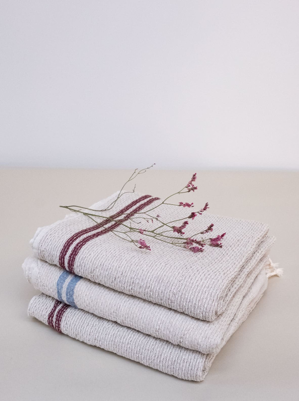 Larusi - Ecru Turkish hamam towel