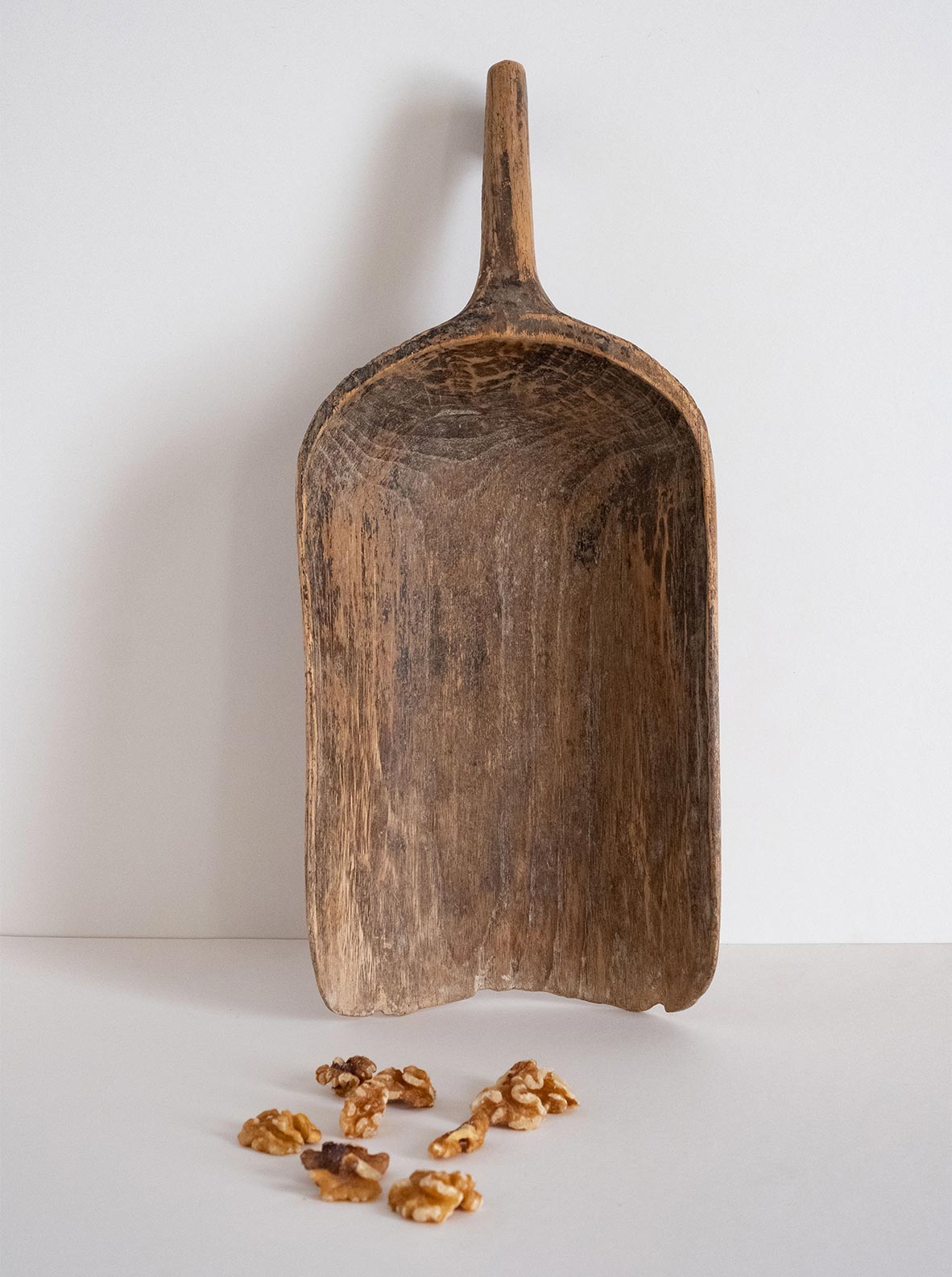 Larusi Store - Vintage wooden rice scoop