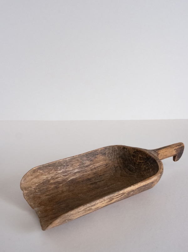 Larusi Store - Vintage wooden rice scoop