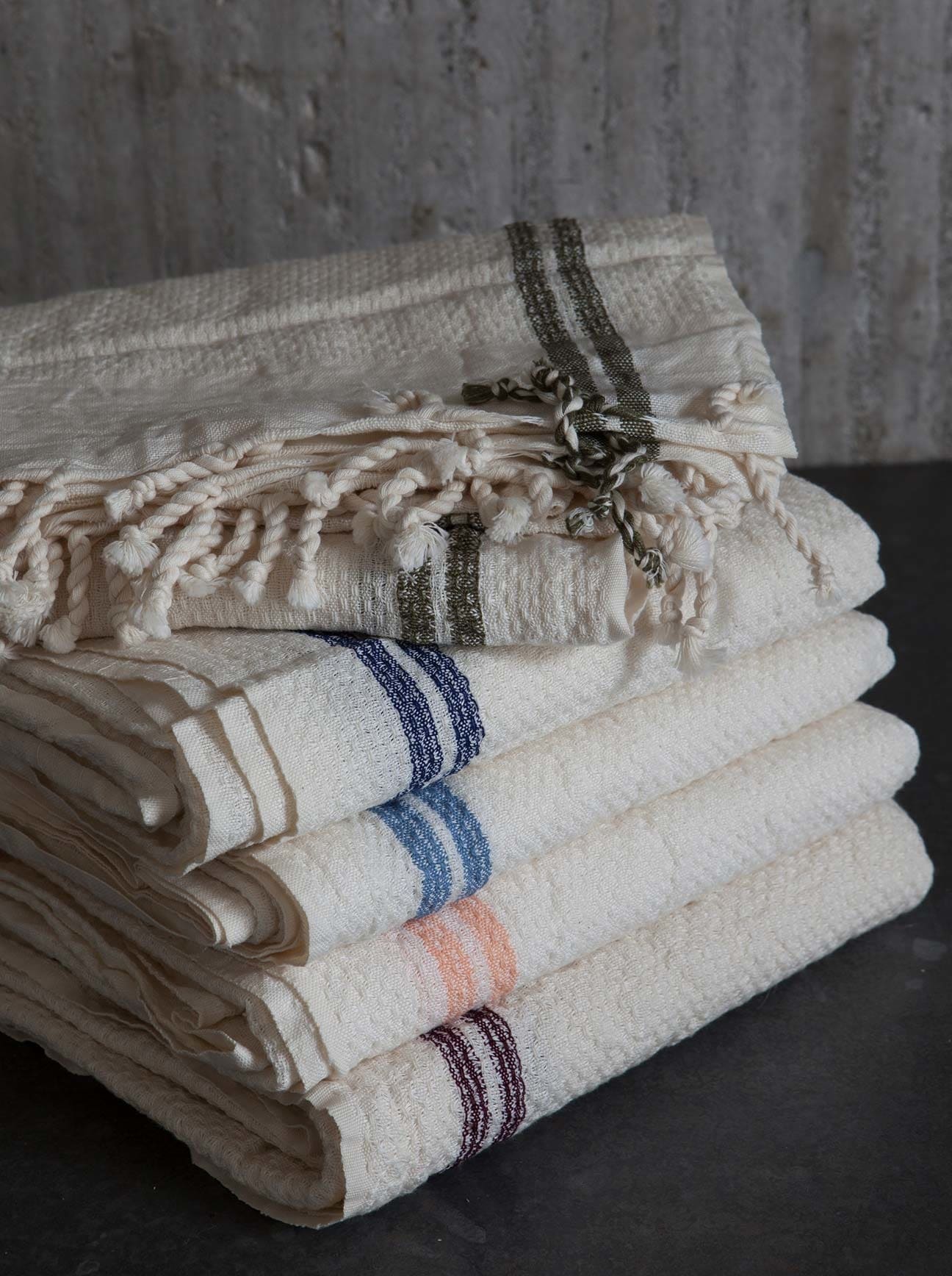 Larusi Store - White Turkish hamam towel