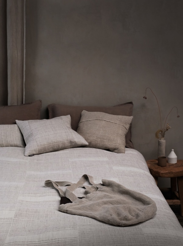 Larusi Store - Linen – wool bed cover