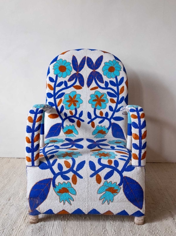 Larusi Store - FO264-Yoruba beaded chair