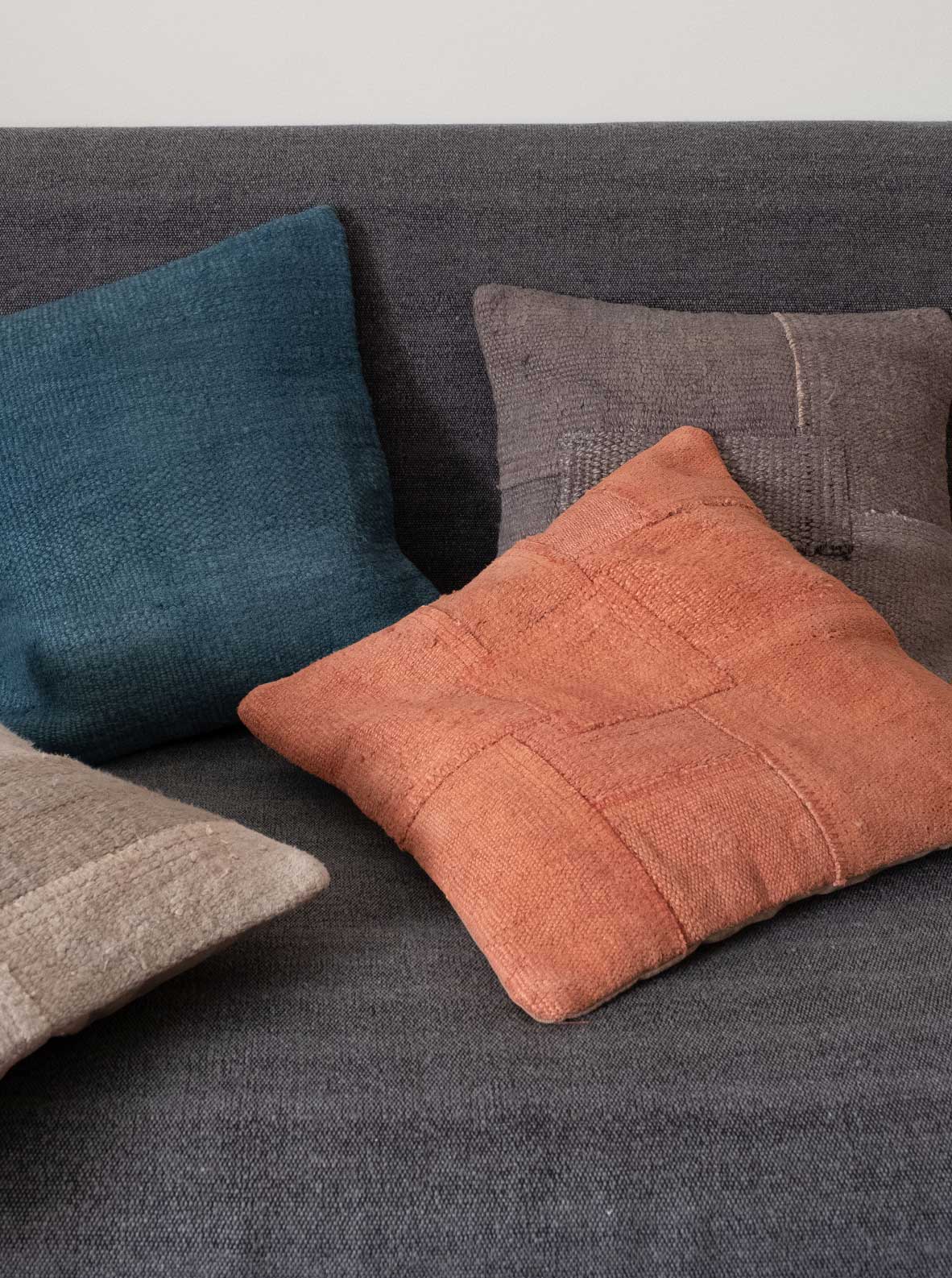 Larusi - Vintage Anatolian Cushion Cover – square