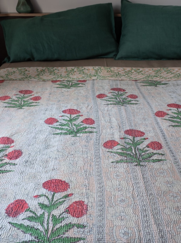 Larusi Store - TEX157 – Vintage Kantha Throw